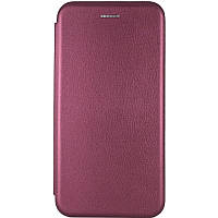 Шкіряний чохол (книжка) Classy для Samsung Galaxy S20 FE SND Бордовий