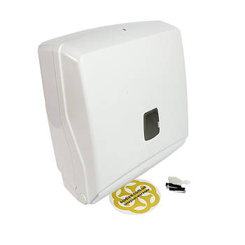 Тримач для серветок настінний Z-C-V додавання, пластик, білий Afacan Plastik