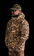 Тактическая зимняя куртка с подкладкой Omni-Heat мультикам - 35 Куртка мембранная мультикам водонепроницаемая