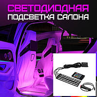 Лід підсвічування світлодіодне Geely Atlas Джили для салону авто для ніг LED