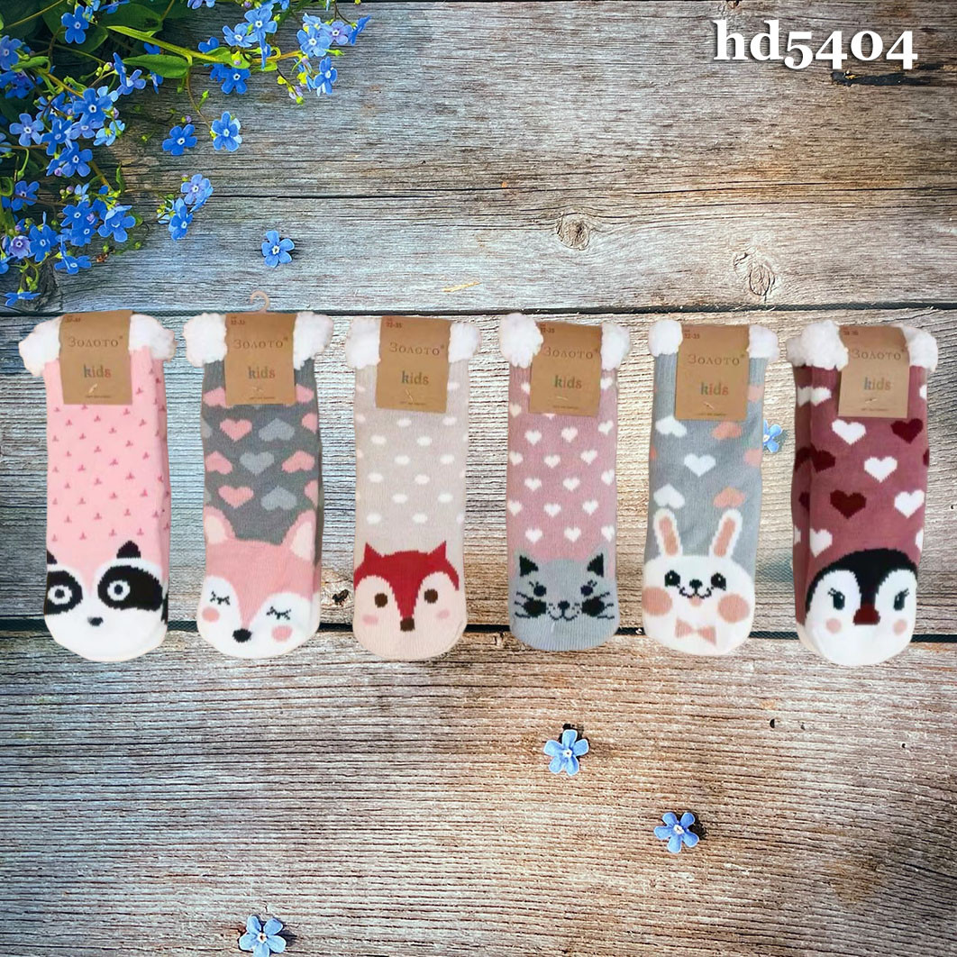 Дитячі теплі шкарпетки з хутром Розмір: 32-35 см (15312-2), фото 1