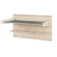 Вешалка настенная Fenster Тиса Дуб сонома 40x75x27