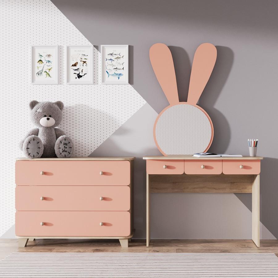 Комплект детской мебели Fenster Ариэль Сонома/Конфитюр
