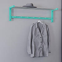 Вешалка настенная Fenster NVD-02 Бирюзовая 32x100x25