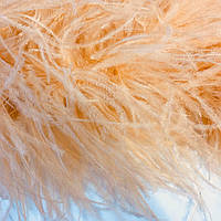 Боа страусиное однослойное, длинна 1,8м, цвет Peach