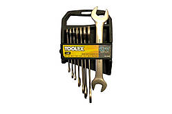 Набір ключів ріжкових Toolex 8шт (6-22мм)