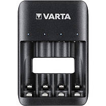 Зарядний пристрій "Varta usb quattro 57652" на 4 слоти для акумуляторів AA, AAA типу Ni-Mh, USB-вихід + кабель, фото 3