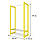 Прихожая Fenster Пегас 2 Жёлтая, фото 6