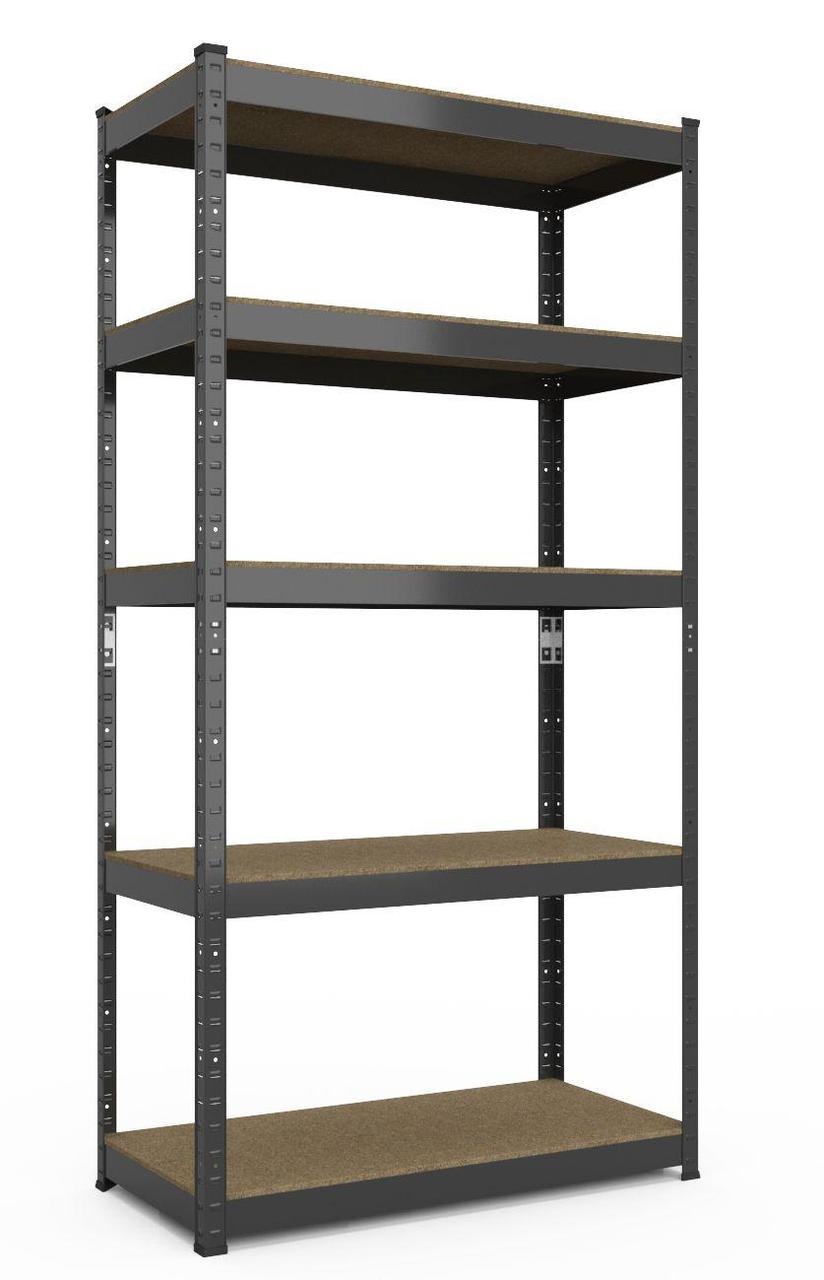 Стелаж Бюджет КД 1800х600х500 Міткас, 175 кг/полицю, 5 полиць, ДСП, фарбований