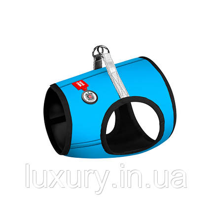 Шлея для собак м'яка WAUDOG Clothes з QR-паспортом, "Colors of freedom", XS3, В 32-35 см, C 22-24 см, фото 1