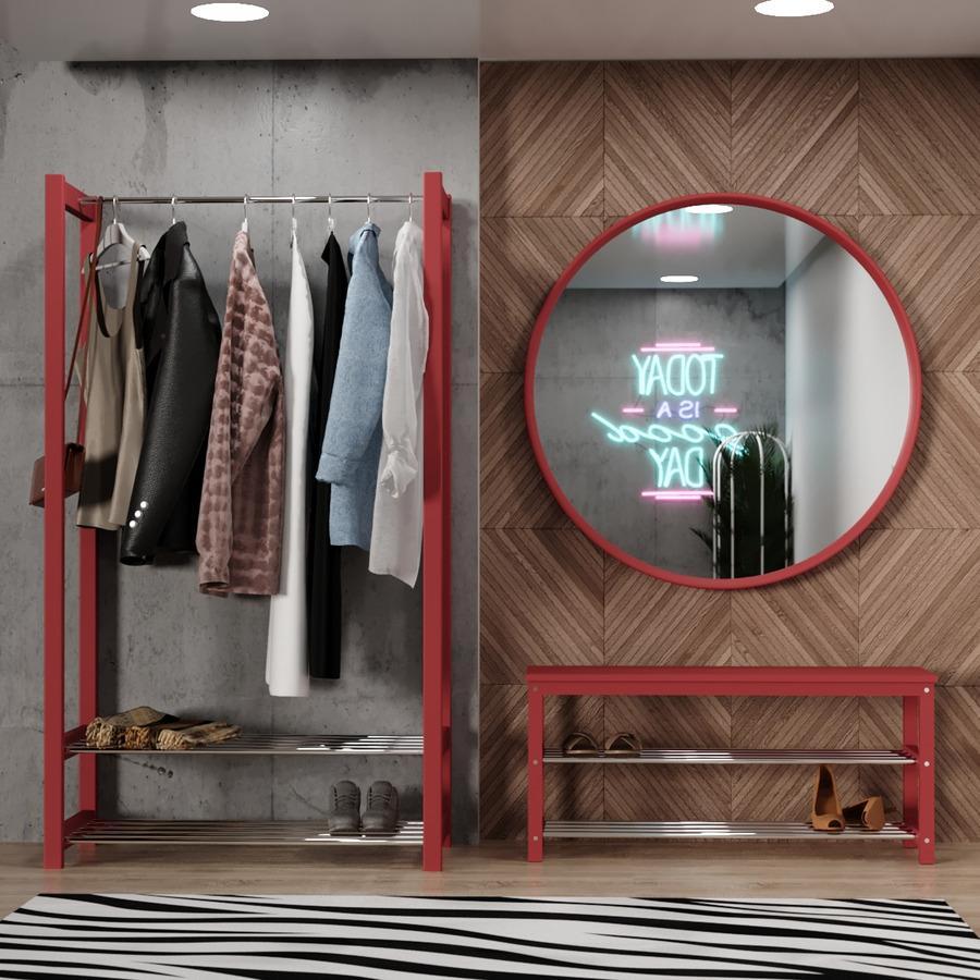 Прихожая Fenster Пегас 2 Красная