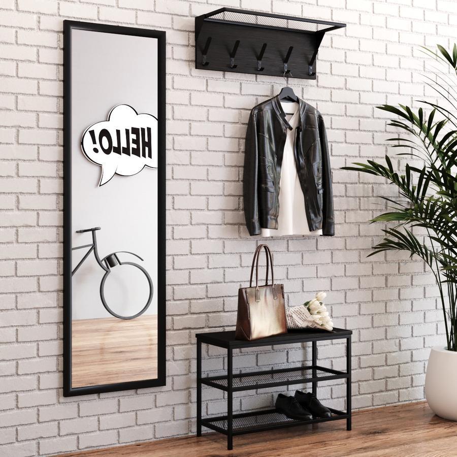 Прихожая Fenster Эмбер Лайт 1 680 Чёрная, фото 1