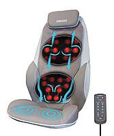 Массажная накидка HoMedics Shiatsu MAX Deluxe с разворотными роликами, прогревом, вибрацией в сиденье и чехлом