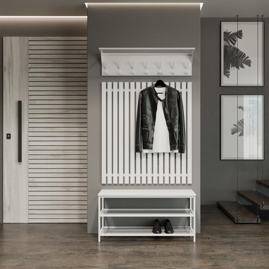 Прихожая Fenster Эмбер 4 990 Белая