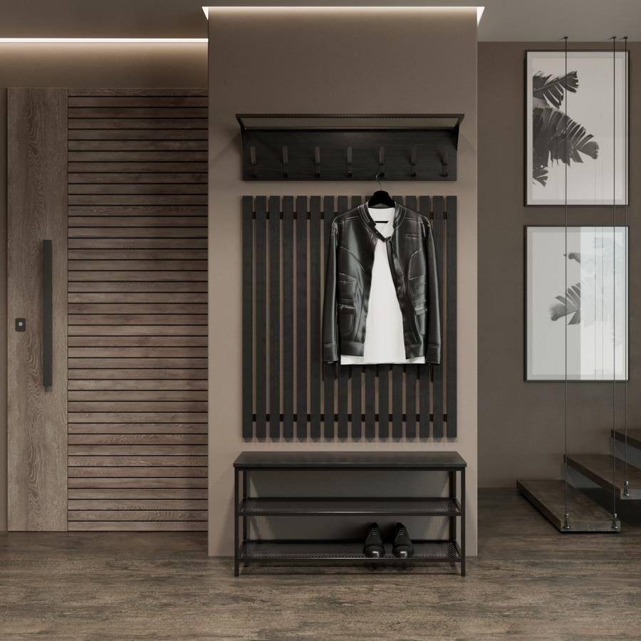 Прихожая Fenster Эмбер 4 990 Чёрная