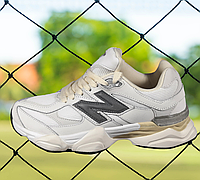 Кросівки жіночі New Balance 9060 білі рефлективні демісезонні кроси Нью Беленс