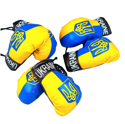 Підвіска для авто Рукавички Ukraine ABC