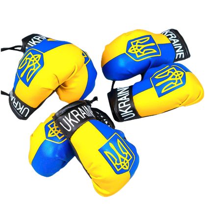 Підвіска для авто Рукавички Ukraine ABC, фото 1