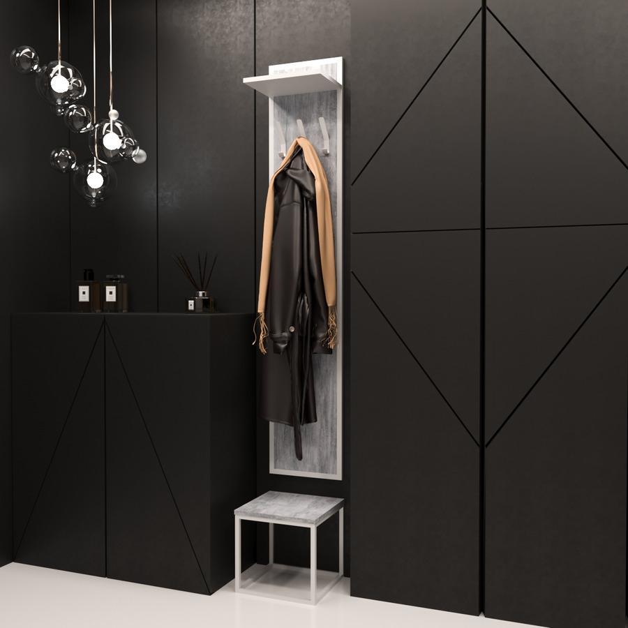 Прихожая Fenster Бавария 2 Белая ДСП урбан, фото 1