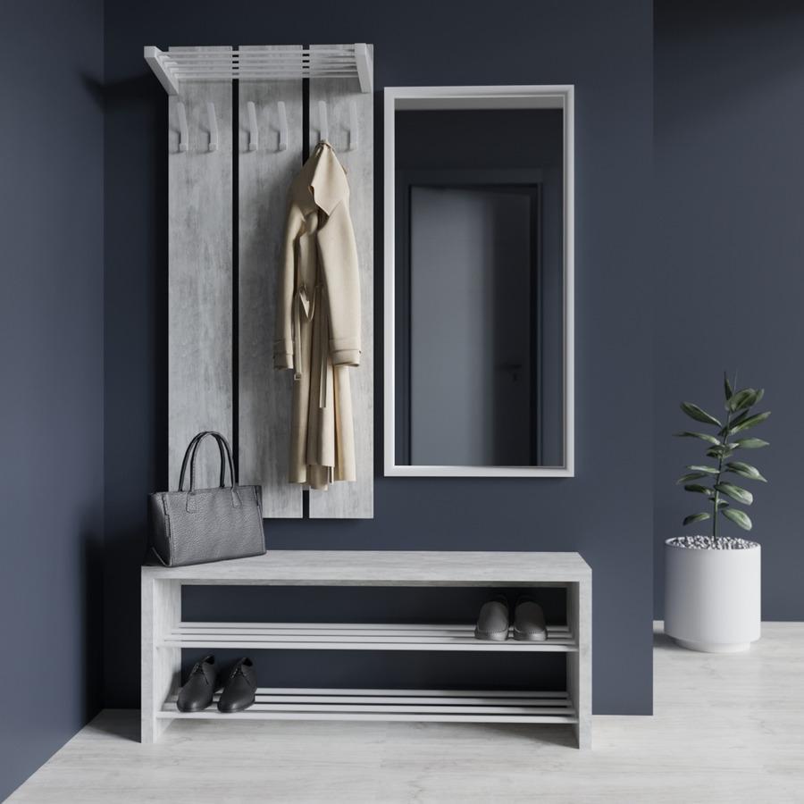 Прихожая Fenster Аметист Белая ДСП урбан