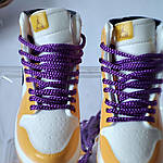 Міні взуття фінгер шузи Nike AIR Jordan у пластиковому кейсі Жовті, фото 2