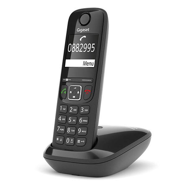 Радіотелефон DECT Gigaset AS690, Чорний