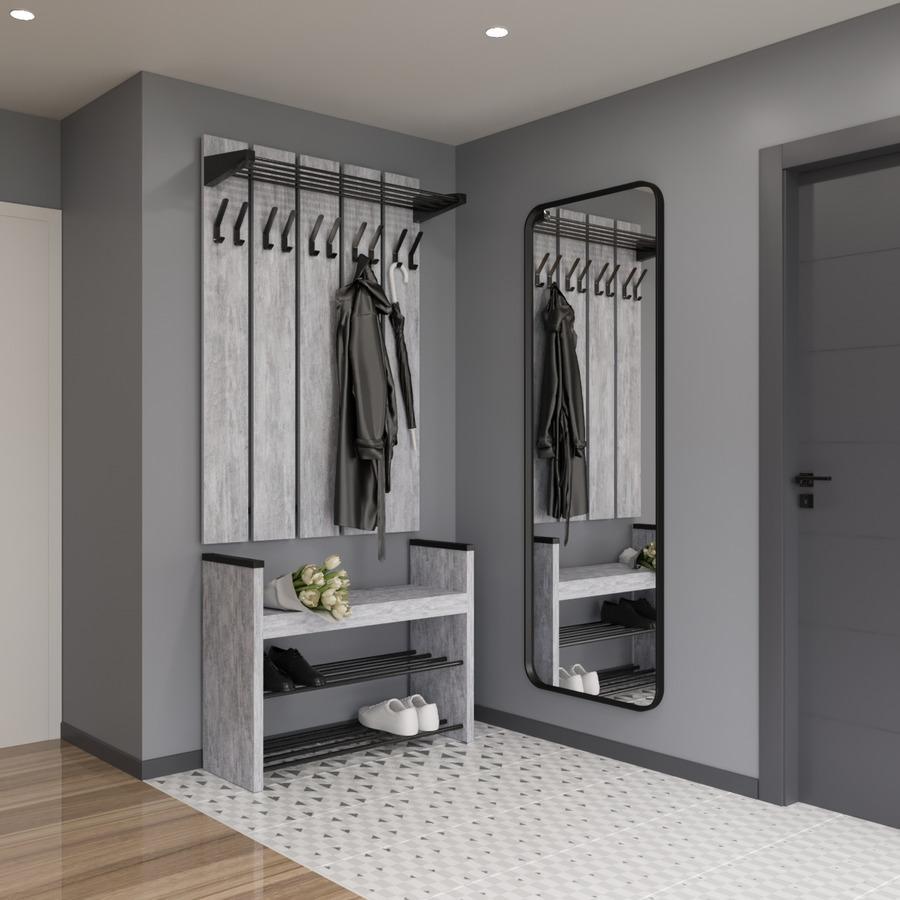 Прихожая Fenster Картель Чёрная ДСП урбан, фото 1