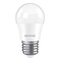 Лампа светодиодная Maxus G45 (8W, 4100K, 220V, E27)