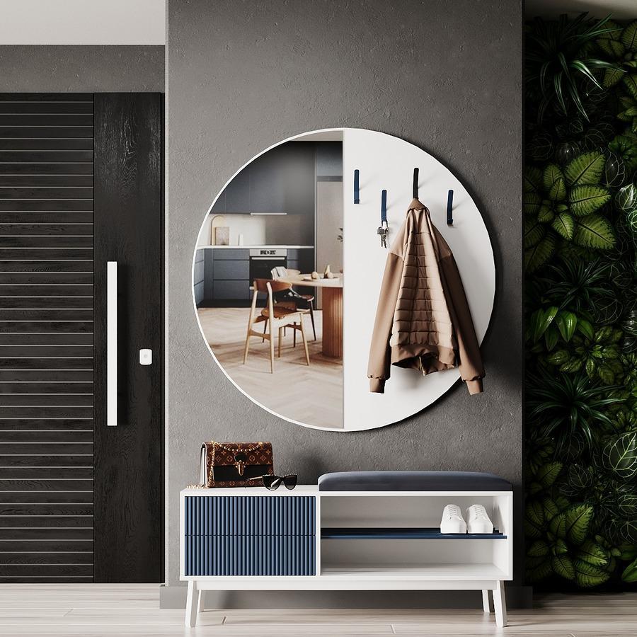 Прихожая Брюссель 2 Белый Лазурь