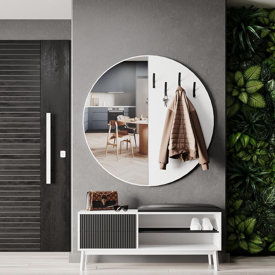 Прихожая Брюссель 2 Белый Чёрный