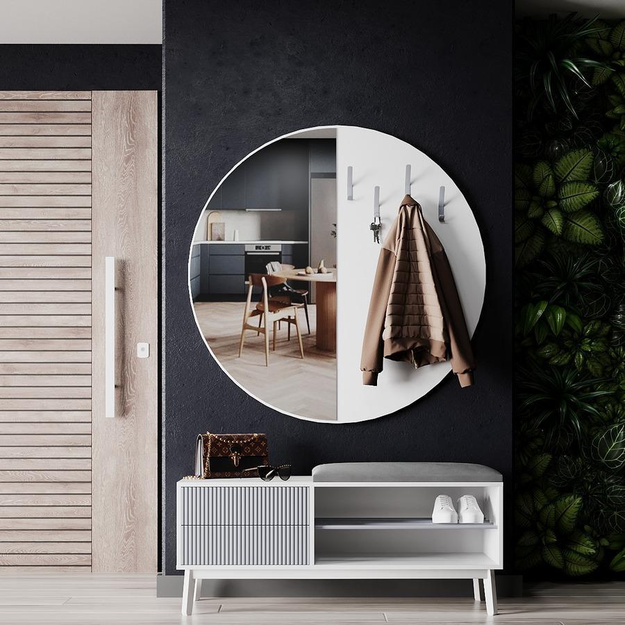 Прихожая Брюссель 2 Белый Светло-серый