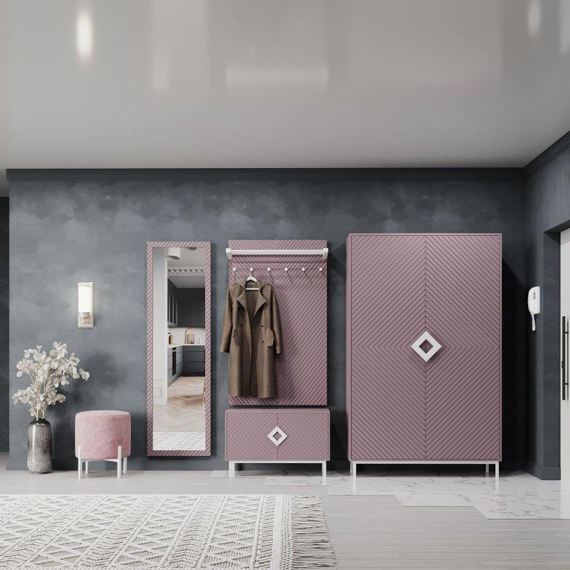 Прихожая Fenster Оксфорд 2 Белая Лаванда