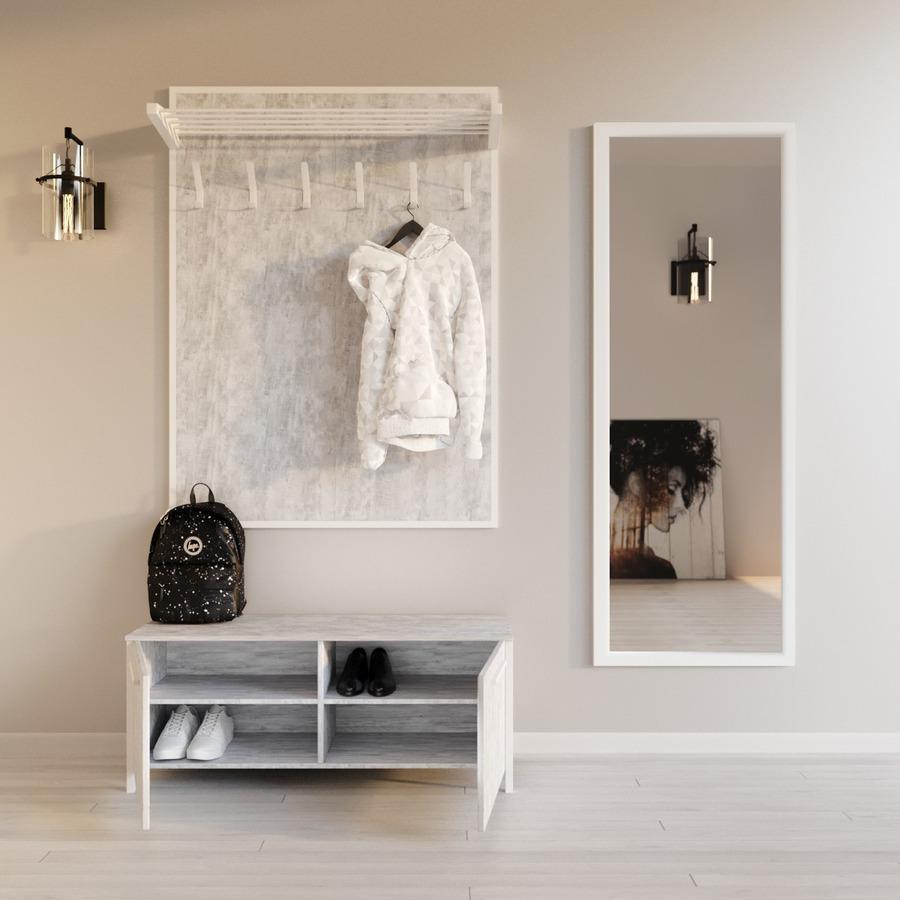 Прихожая Fenster Софт Белая ДСП урбан, фото 1