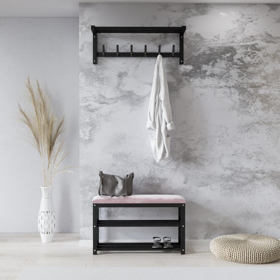 Передпокій Fenster Валенсія 2 Чорно-рожевий