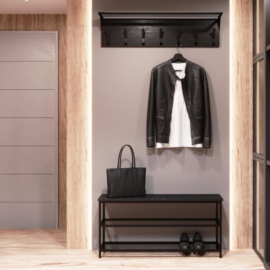 Прихожая Fenster Эмбер 3 990 Чёрная