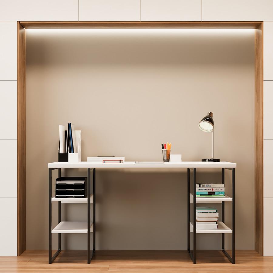 Письменный стол Fenster Вега 4 75,5x140x60 столешница Белая