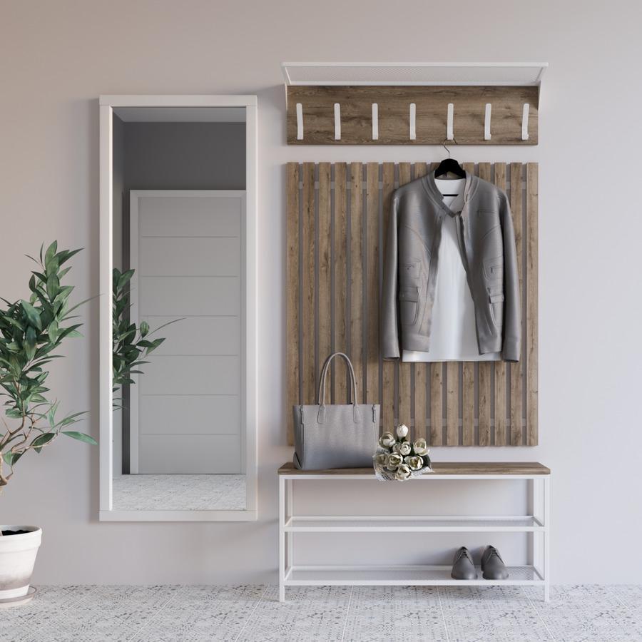 Прихожая Fenster Эмбер 1 990 Белая ДСП аликанте