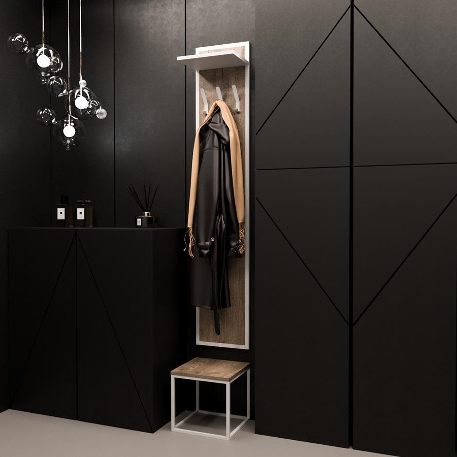 Прихожая Fenster Бавария 2 Белая ДСП аликанте, фото 1