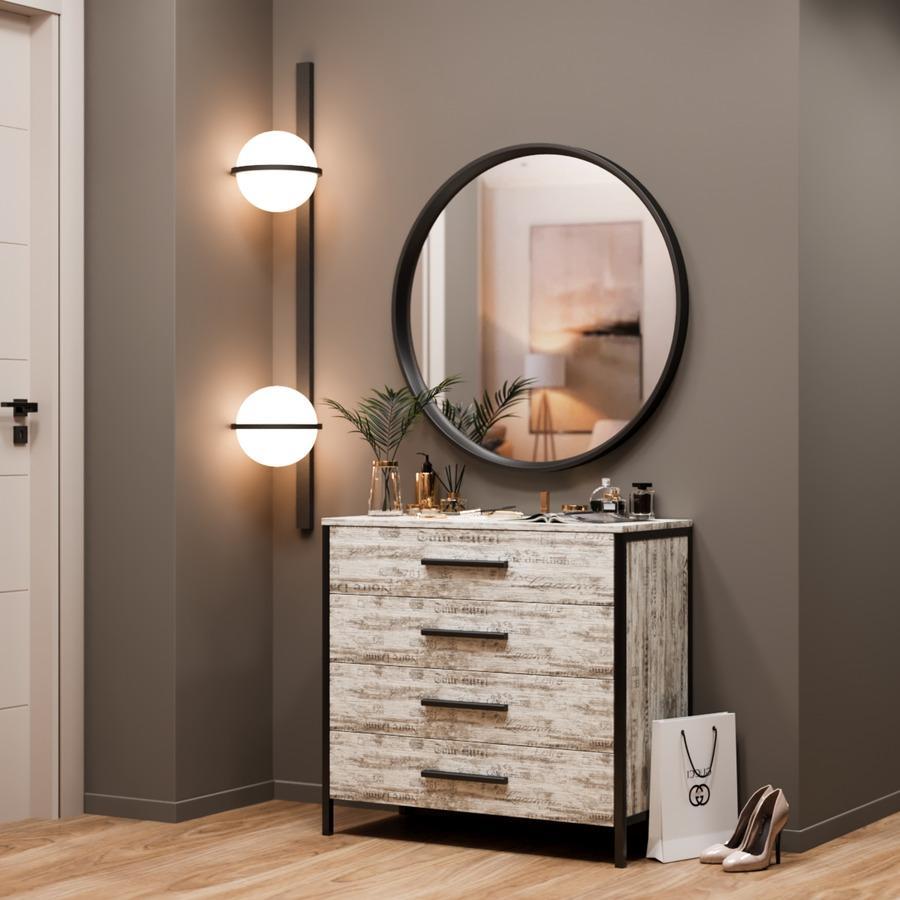 Передпокій Fenster Савана Чорна ДСП Кантрі