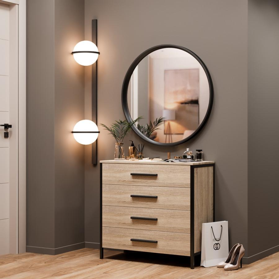 Передпокій Fenster Савана Чорна ДСП Дуб сонома