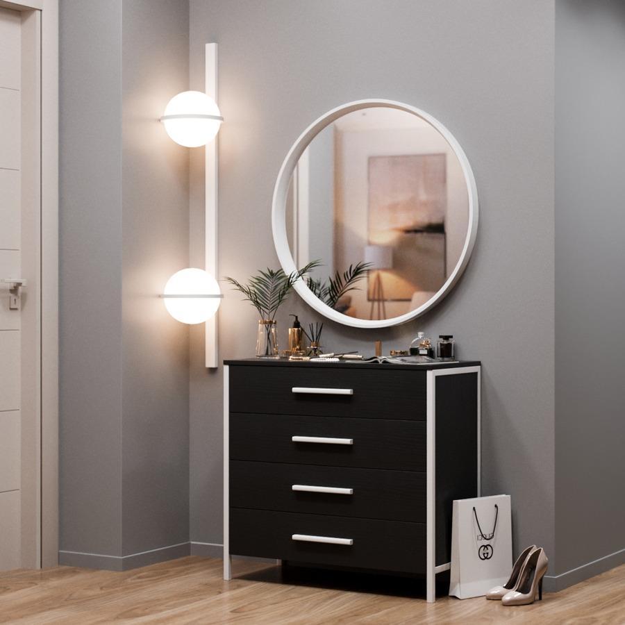 Передпокій Fenster Савана Білий ДСП Чорний