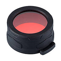 Диффузор фильтр для фонарей Nitecore NFR70 (70мм), красный