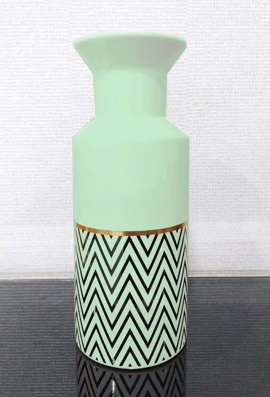 🧡Стильна фігурна ваза для квітів керамічна, 26 см, фото 1