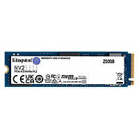 SSD диск M.2 NVMe Kingston NV2, 250 Гб.