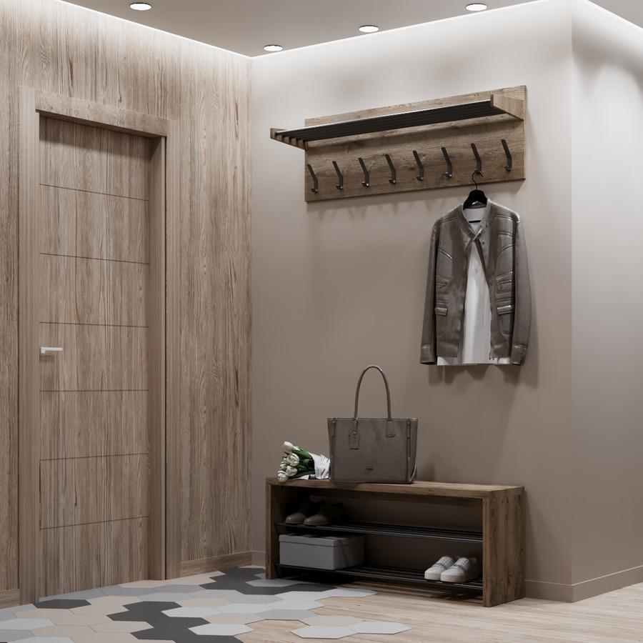 Прихожая Fenster Вива Чёрная ДСП Аликанте