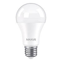 Лампа светодиодная Maxus A60 (10W, 4100K, 220V, E27)