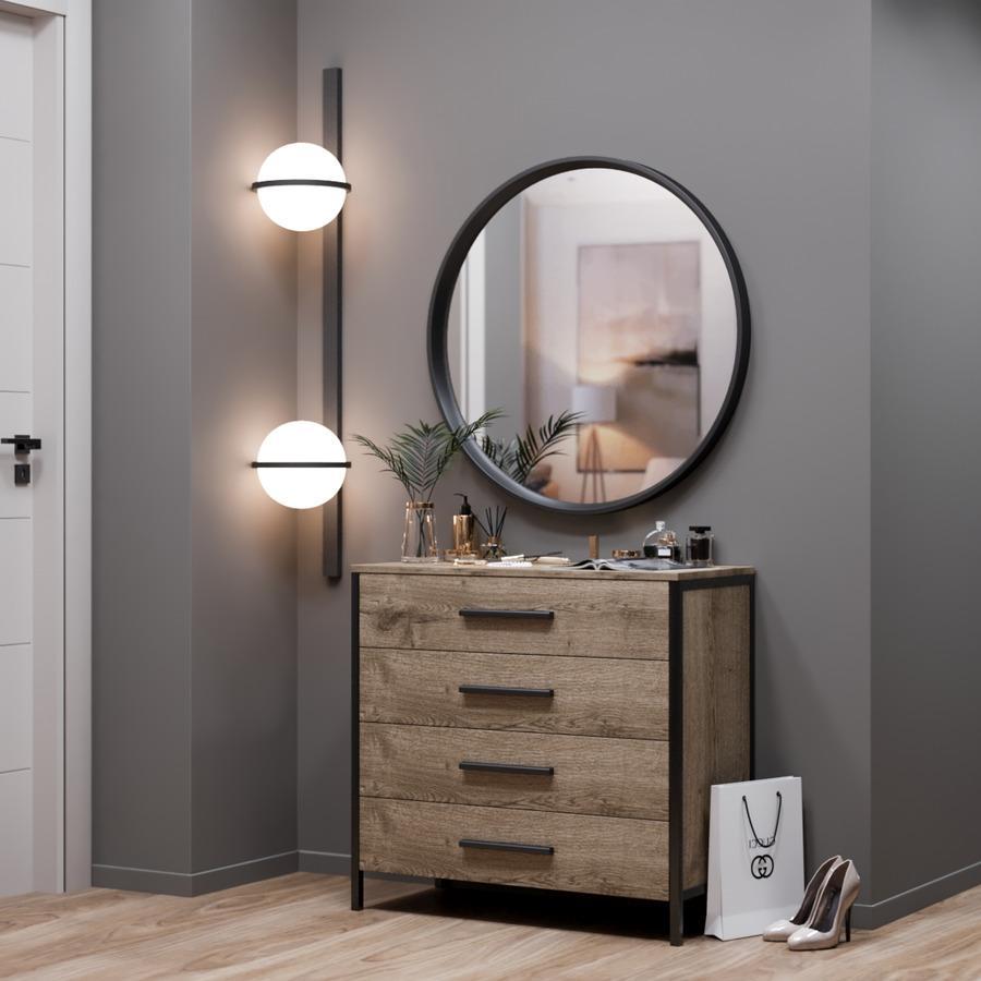 Передпокій Fenster Савана Чорна ДСП Аліканте, фото 1