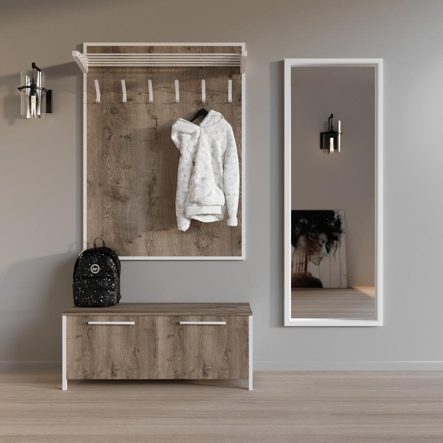 Прихожая Fenster Софт Белая ДСП аликанте