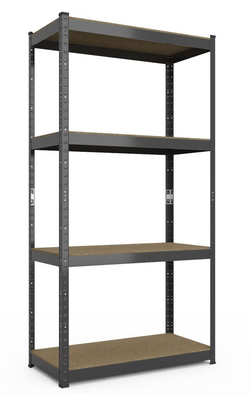 Стелаж Бюджет КД 1800х700х300 Міткас, 175 кг/полицю, 4 полиці, ДСП, фарбований, металевий