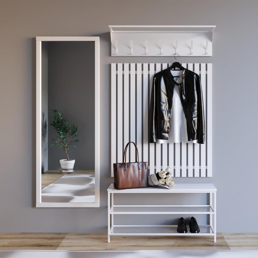 Прихожая Fenster Эмбер 1 990 Белая